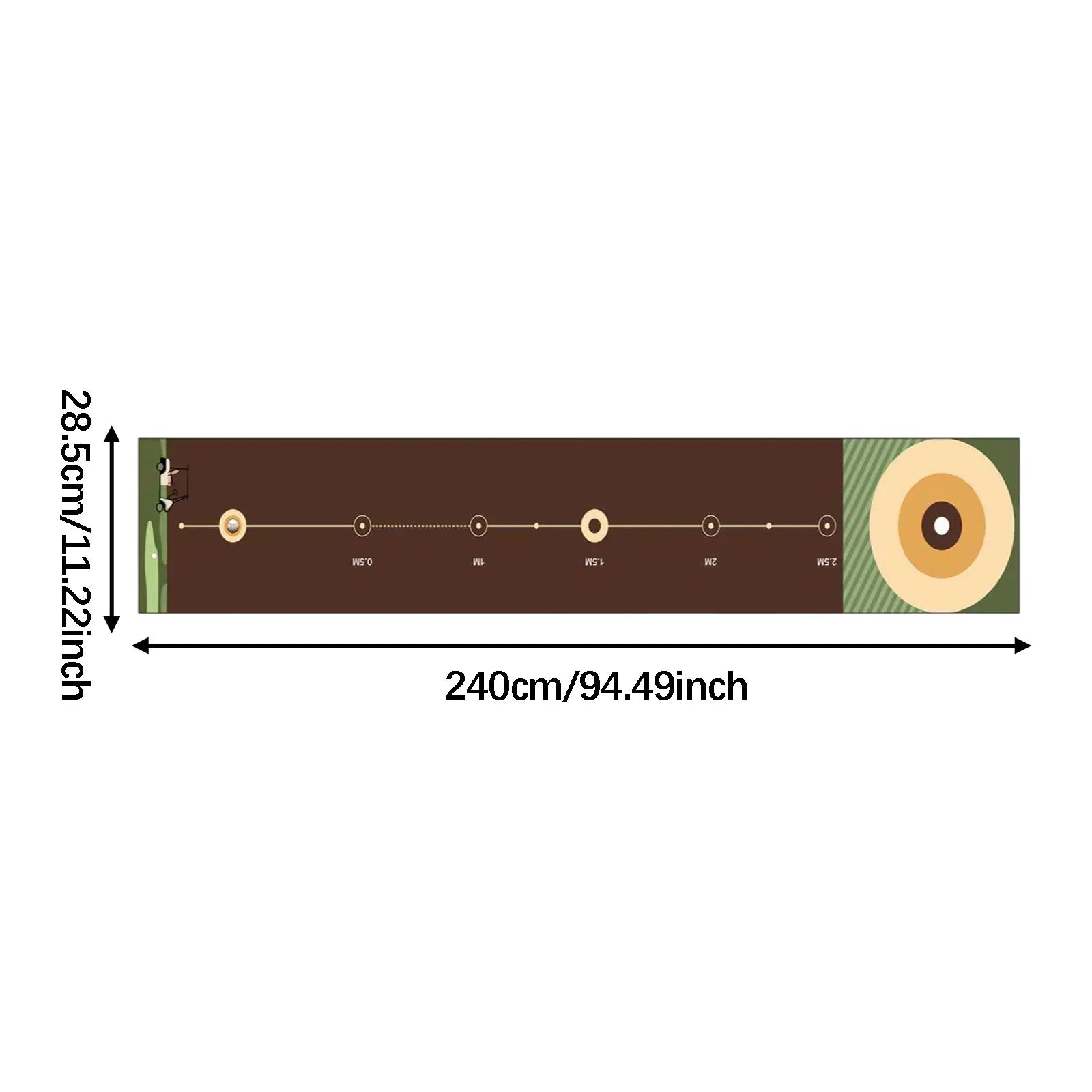 Indoor Golf Putting Mat | Skai Practice Putting Green for Home & Office