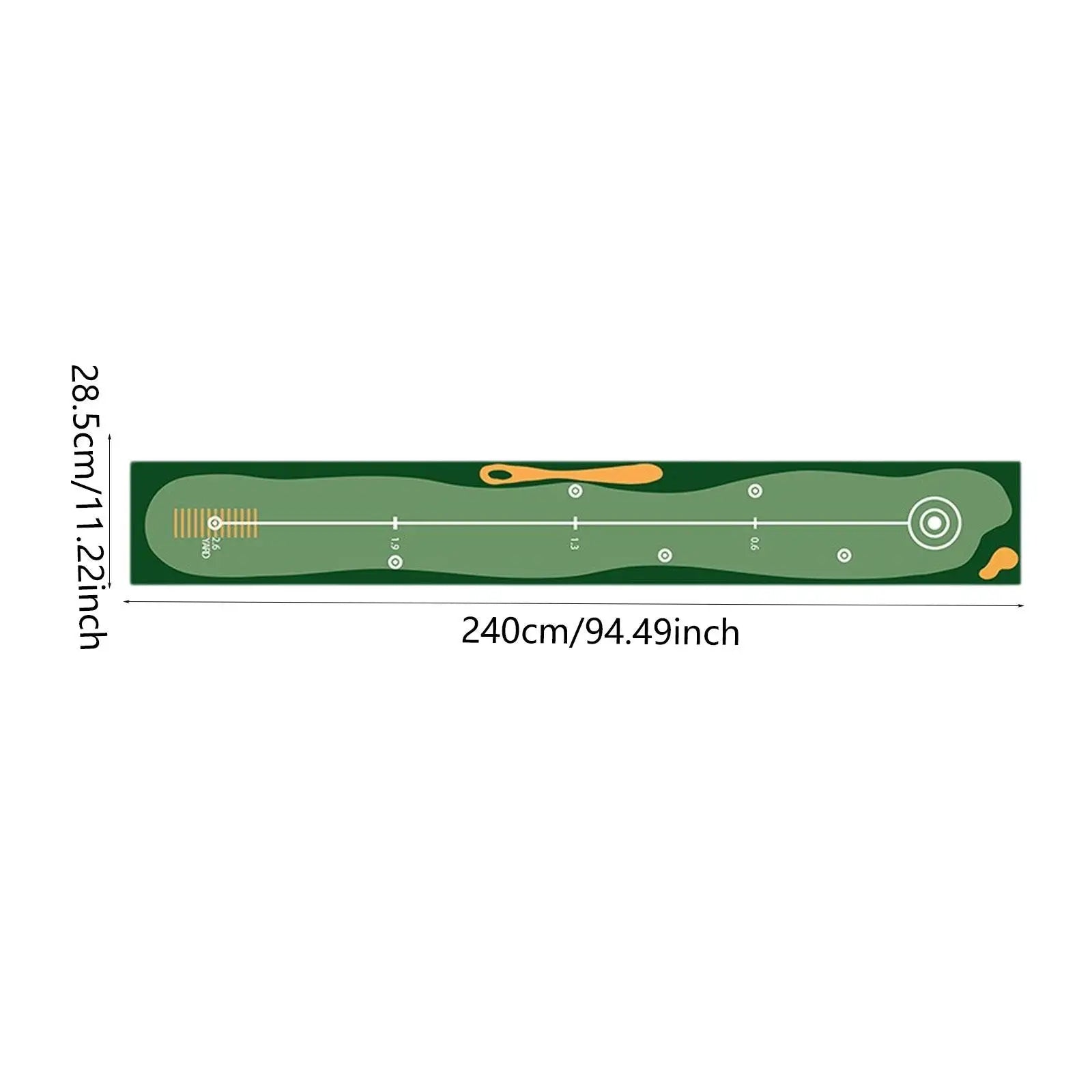 Indoor Golf Putting Mat | Skai Practice Putting Green for Home & Office
