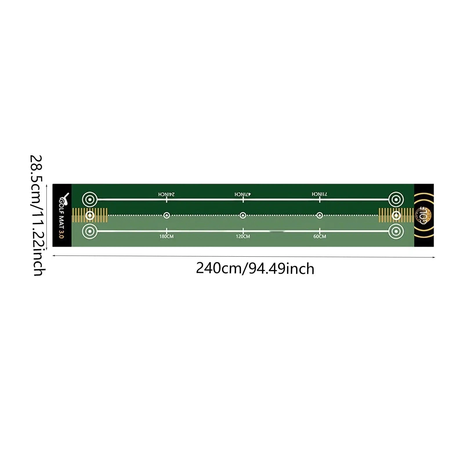 Indoor Golf Putting Mat | Skai Practice Putting Green for Home & Office
