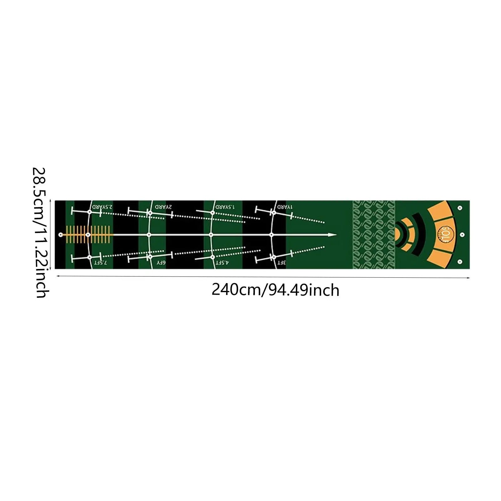Indoor Golf Putting Mat | Skai Practice Putting Green for Home & Office
