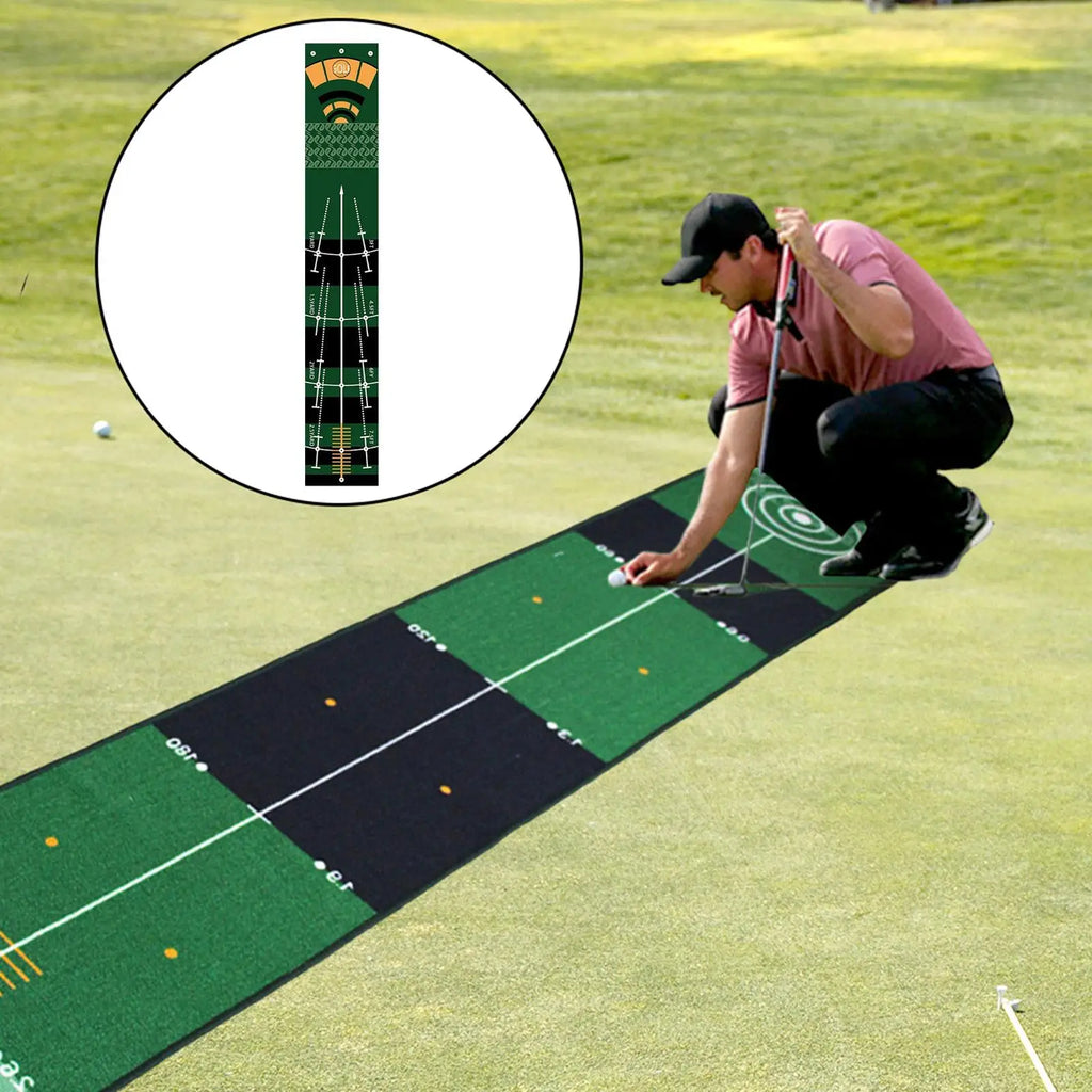 Indoor Golf Putting Mat | Skai Practice Putting Green for Home & Office