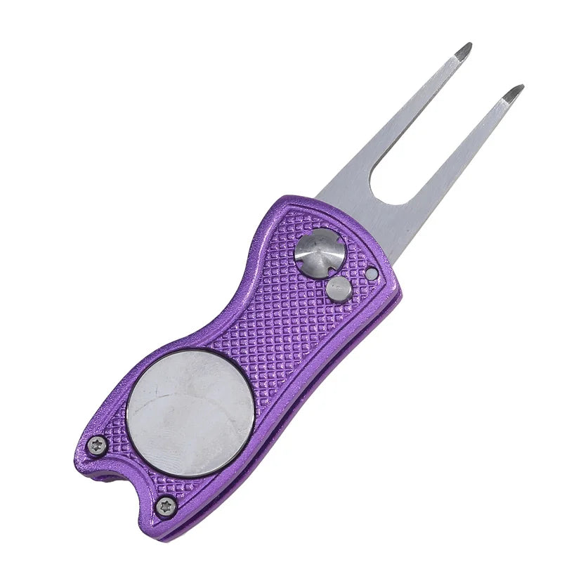 Foldable Golf Divot Repair Tool with Magnetic Ball Marker | Skai Golf
