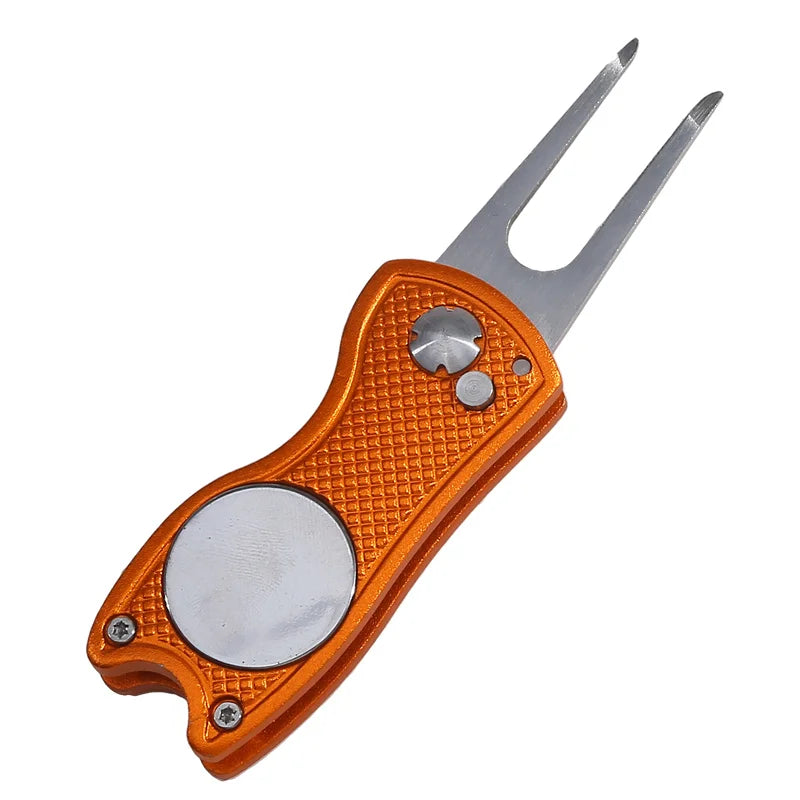Foldable Golf Divot Repair Tool with Magnetic Ball Marker | Skai Golf