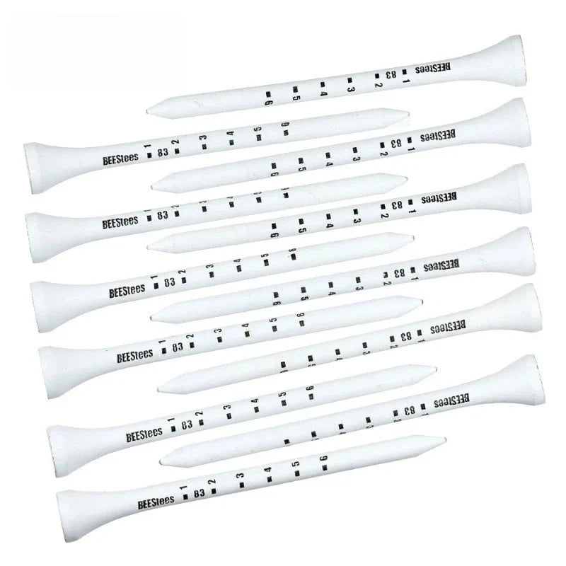 Wooden Golf Tees 50 Pack | Premium Natural Wood Golf Tees | Skai Golf