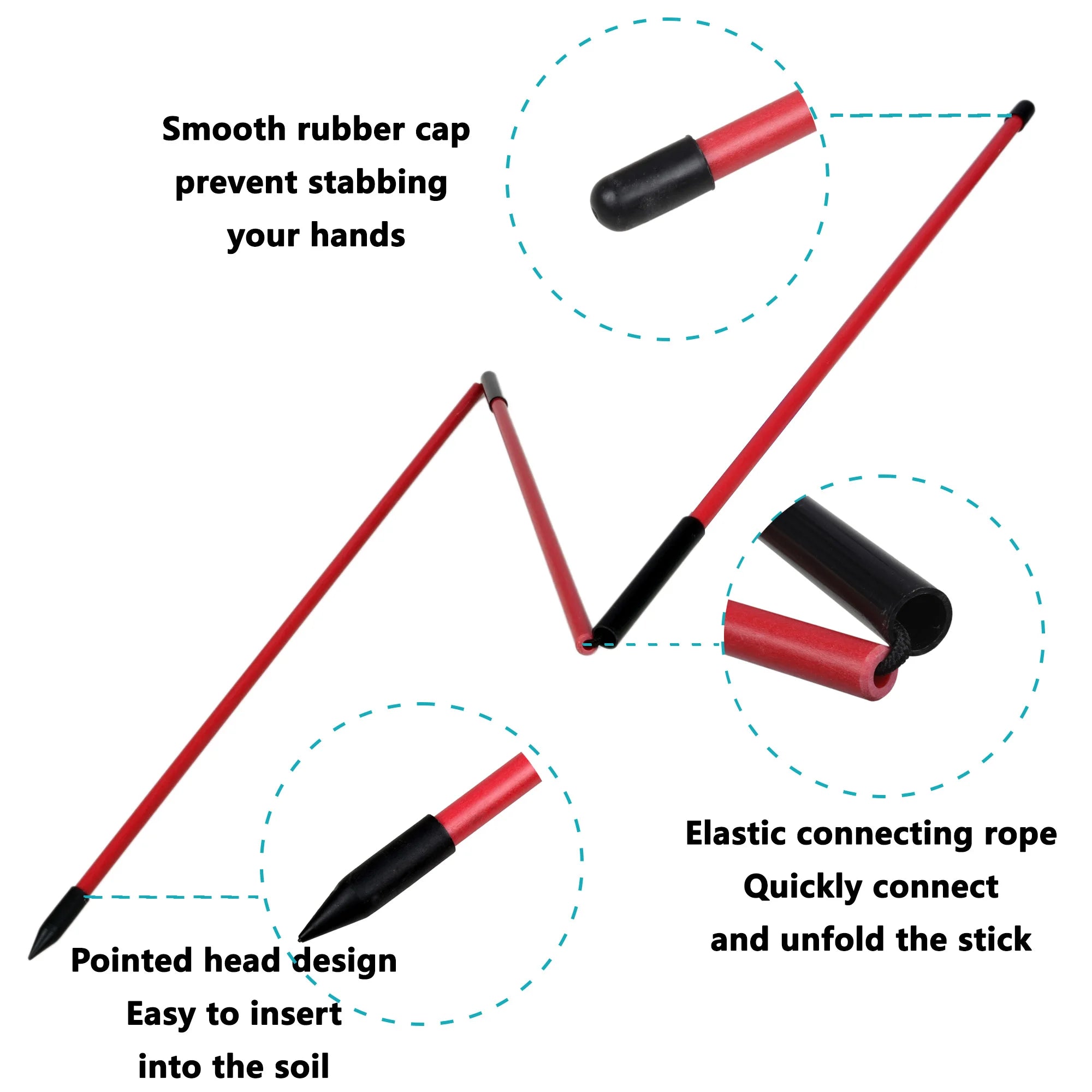 Golf Alignment Sticks | Collapsible Swing Training Rods | Skai Golf
