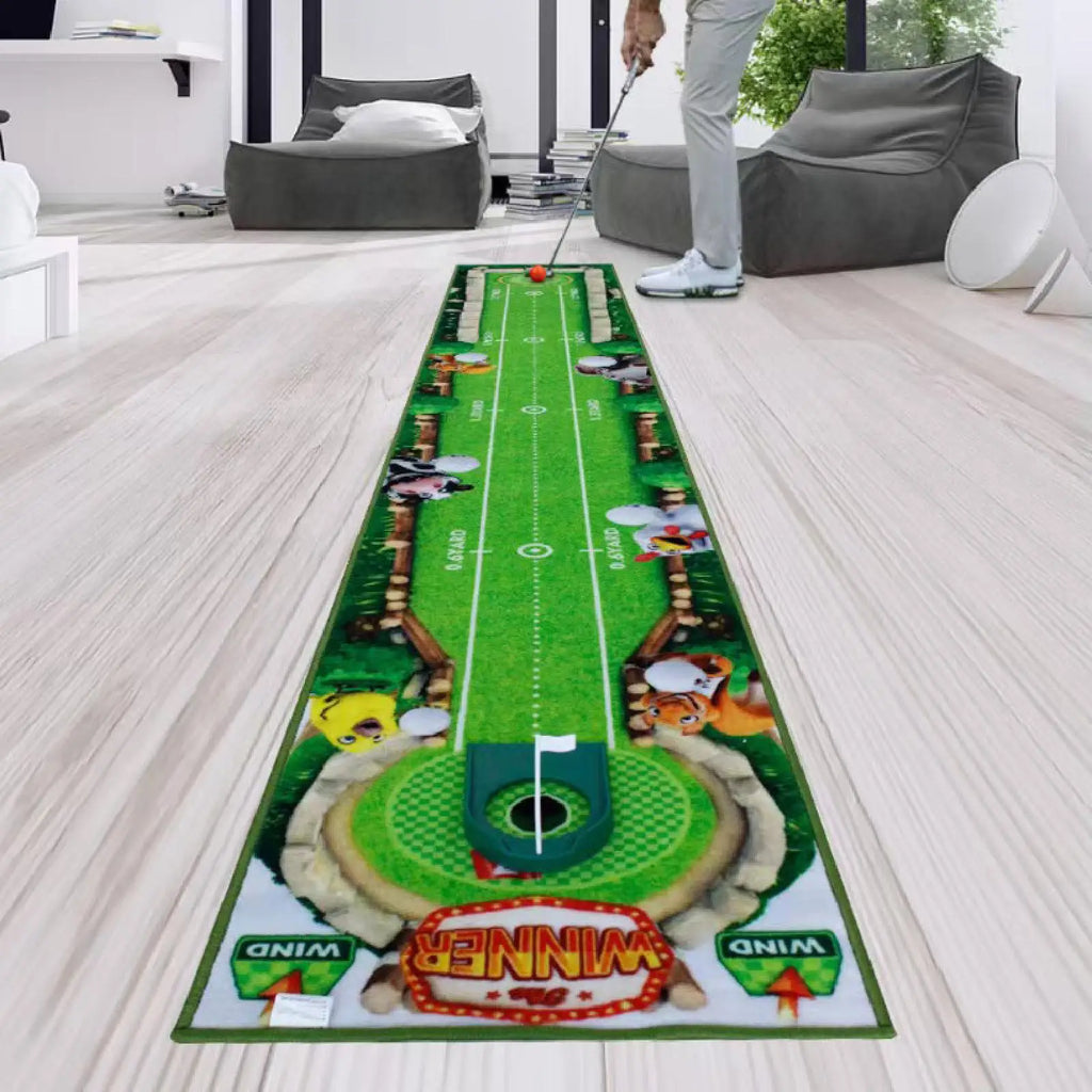 Indoor Golf Putting Mat | Skai Practice Putting Green for Home & Office