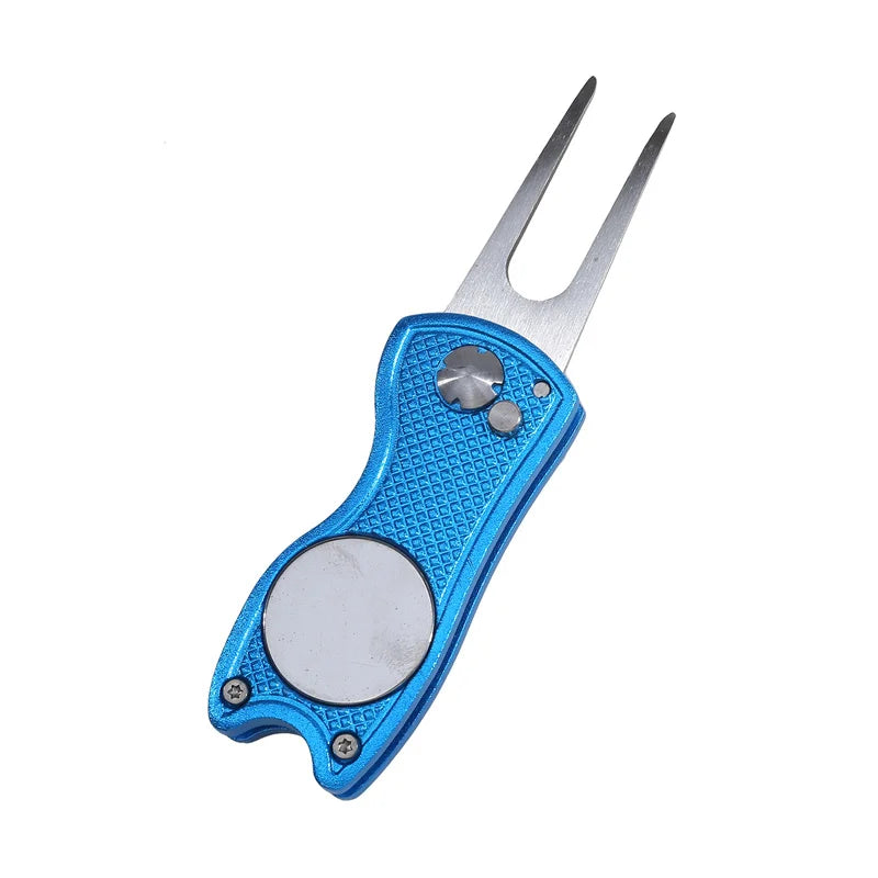 Foldable Golf Divot Repair Tool with Magnetic Ball Marker | Skai Golf