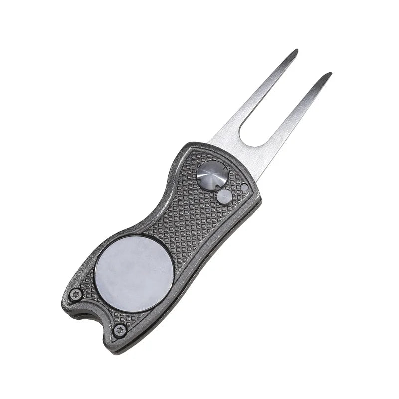 Foldable Golf Divot Repair Tool with Magnetic Ball Marker | Skai Golf