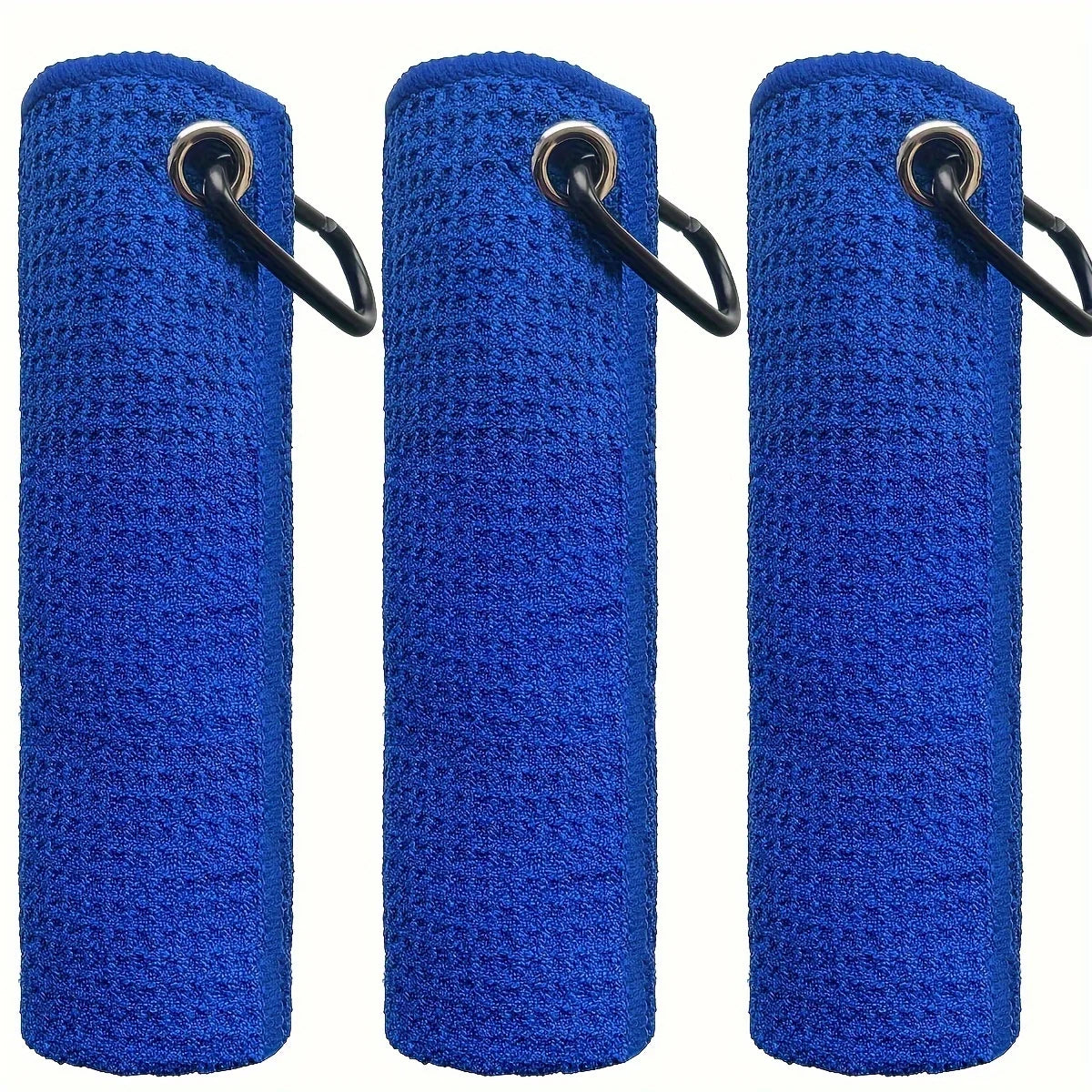 Microfiber Golf Towel Set | 3-Pack Golf Bag Towels with Clip | Skai Golf