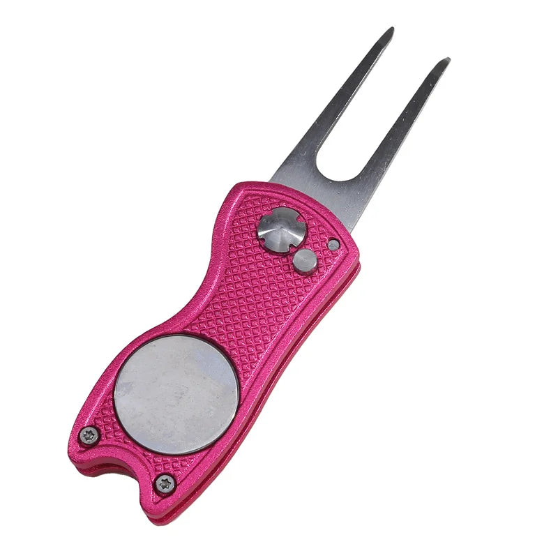 Foldable Golf Divot Repair Tool with Magnetic Ball Marker | Skai Golf