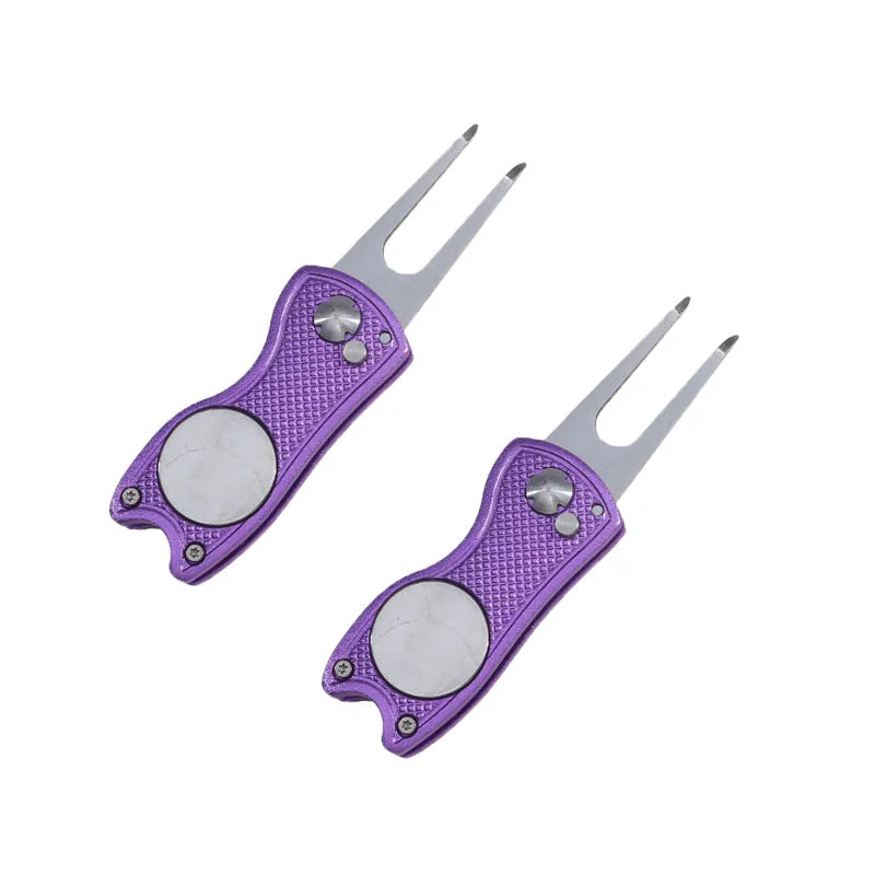 Foldable Golf Divot Repair Tool with Magnetic Ball Marker | Skai Golf