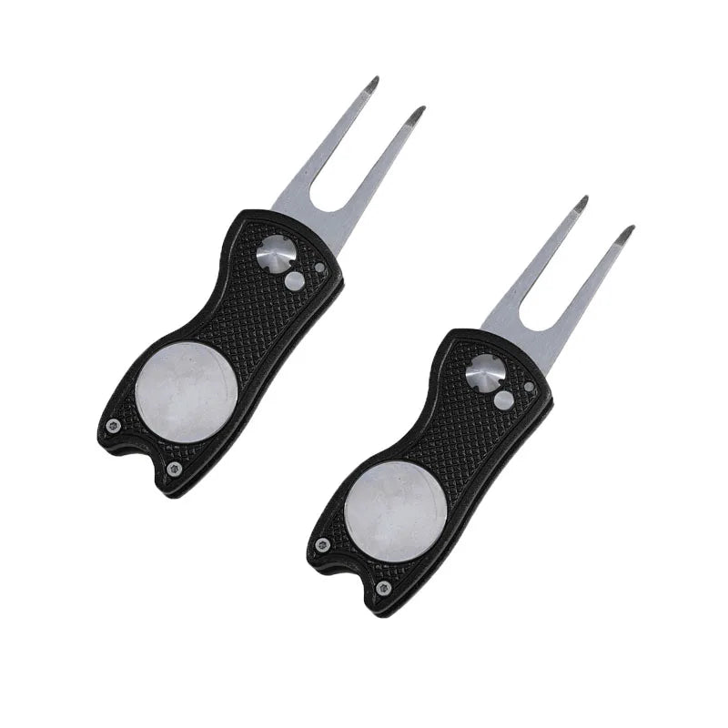 Foldable Golf Divot Repair Tool with Magnetic Ball Marker | Skai Golf