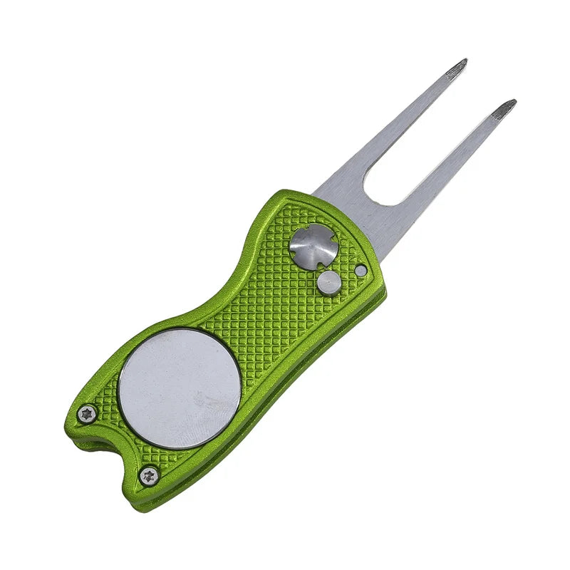 Foldable Golf Divot Repair Tool with Magnetic Ball Marker | Skai Golf