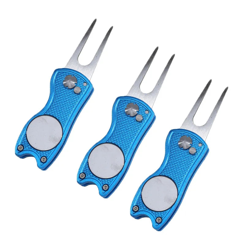 Foldable Golf Divot Repair Tool with Magnetic Ball Marker | Skai Golf