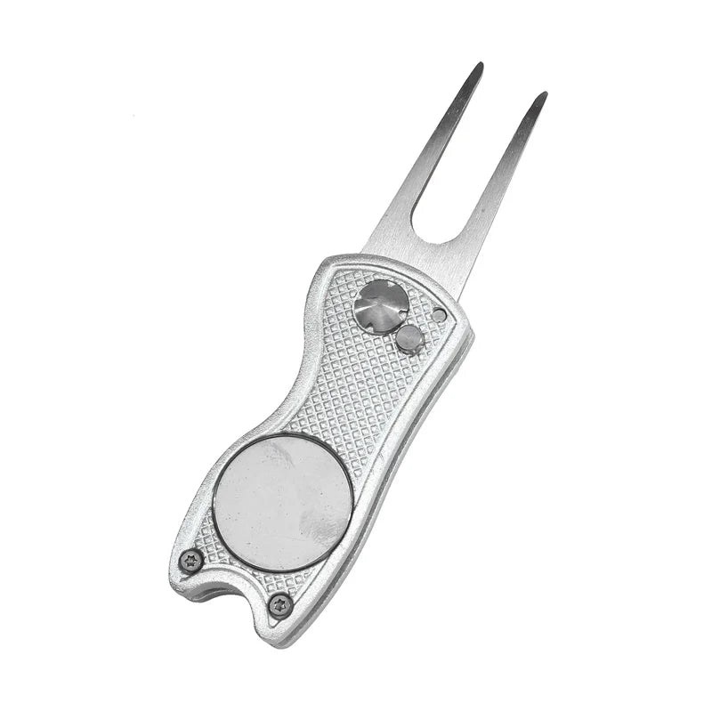 Foldable Golf Divot Repair Tool with Magnetic Ball Marker | Skai Golf