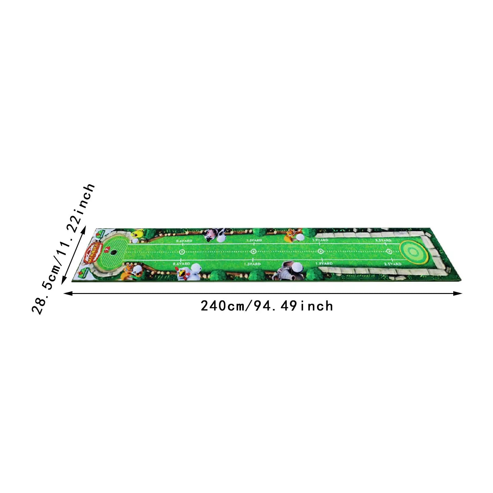 Indoor Golf Putting Mat | Skai Practice Putting Green for Home & Office